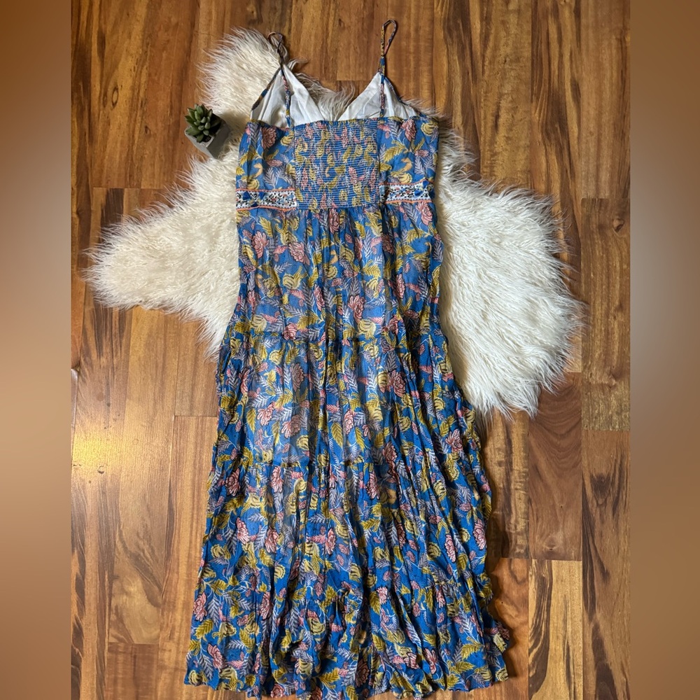 Anthropologie Verb By Pallavi Singhee Vineyard Tiered Maxi Dress - Picture 9 of 10